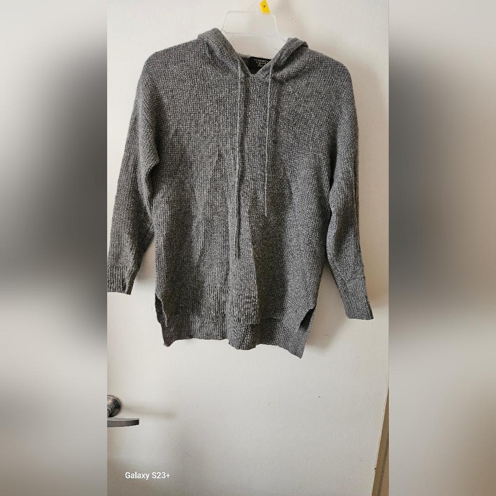 Charter Club Gray Relaxed Long Sleeve Hoodie - Picture 2 of 5